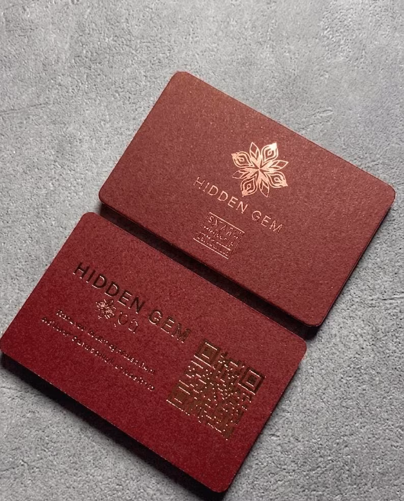 Gold Foil Business Cards image 1