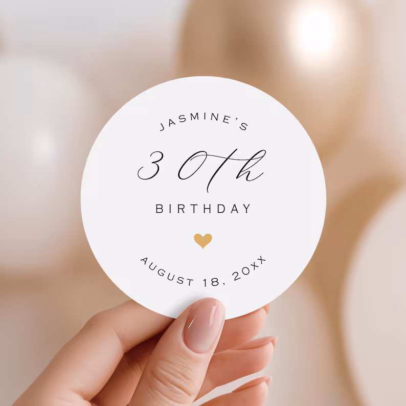 Round Sticker image 1