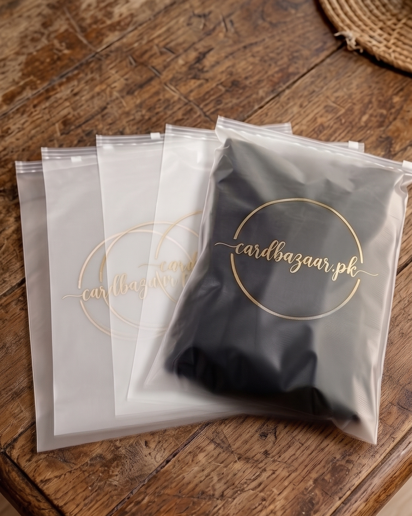 Premium custom Zipper Bag5 (Zipper Bags) printed in Pakistan - CardBazaar.pk